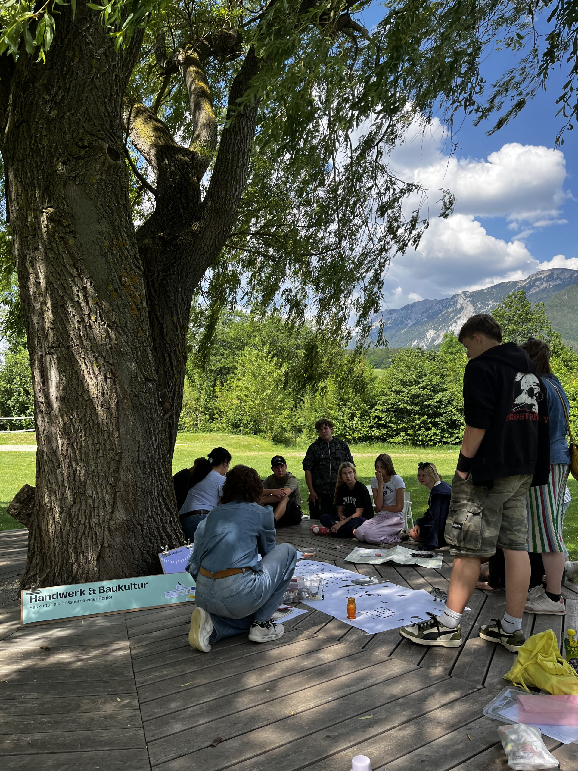 „Handwerk & Baukultur macht Schule!“ – Workshop mit der Polytechnischen Schule in Reichenau